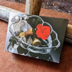 Retro Studio Nova Natures Harvest Crystal Bowl With Original Box